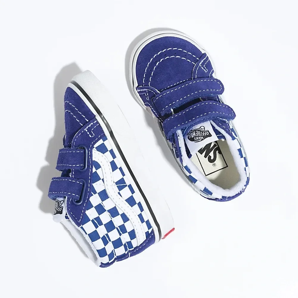 New Vans Toddler Sk8-Mid Reissue V Color Theory Blueprint Shoes Size 5